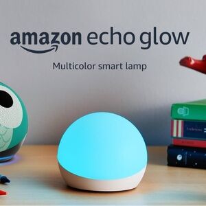 Amazon Echo Glow Multicolor Colorful Smart Light lamp, Works with Alexa